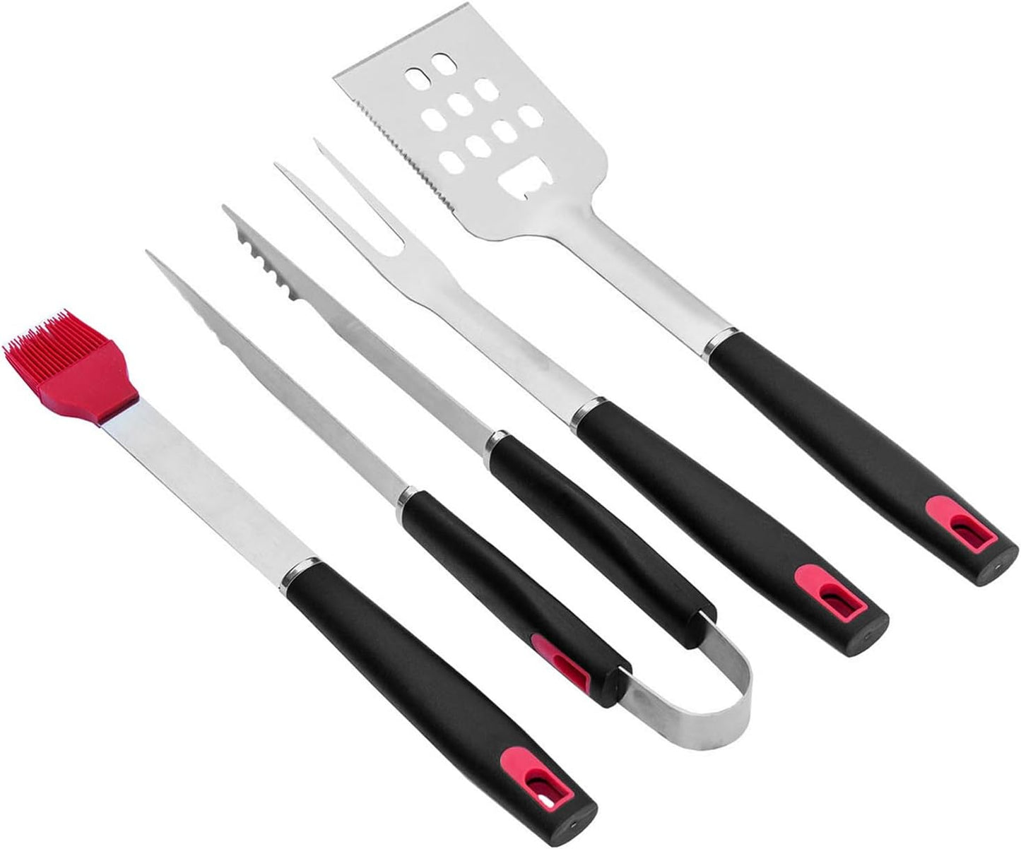 4-teiliges Grillbesteck-Set, 4-teilig