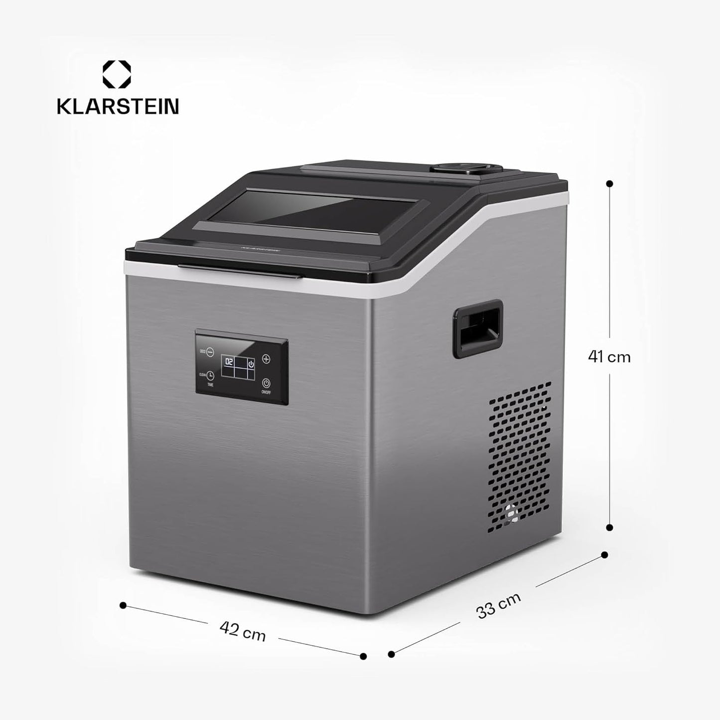 Eiswürfelmaschine FrostMaster (40 kg/Tag), Edelstahl