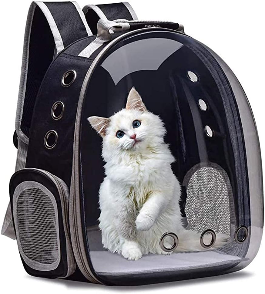 Haustier-Rucksack, Transparente Abdeckung