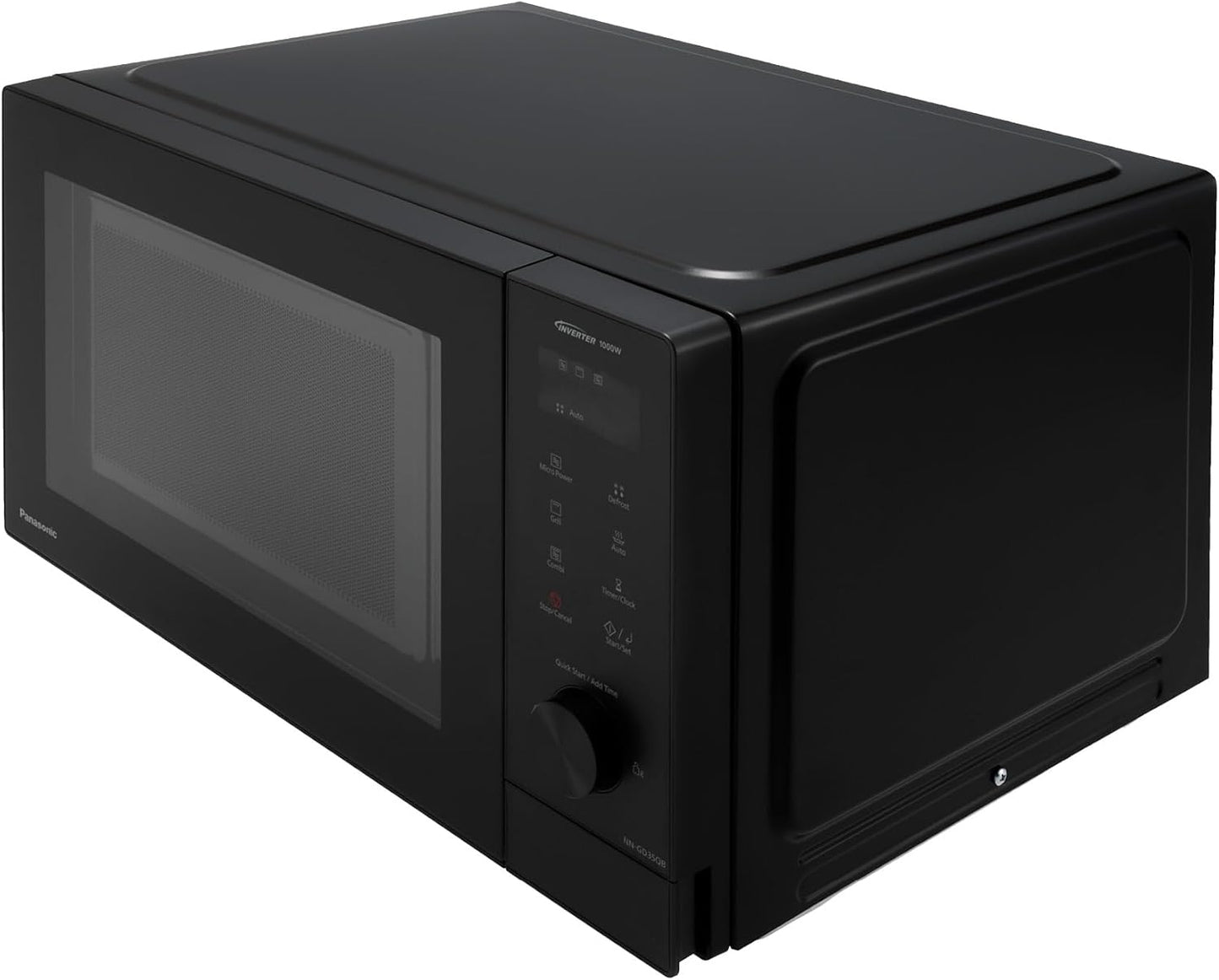 Mikrowelle NN-GD35QBEPG, ohne Dampfgarzubehör Mit Grillfunktion Schwarz