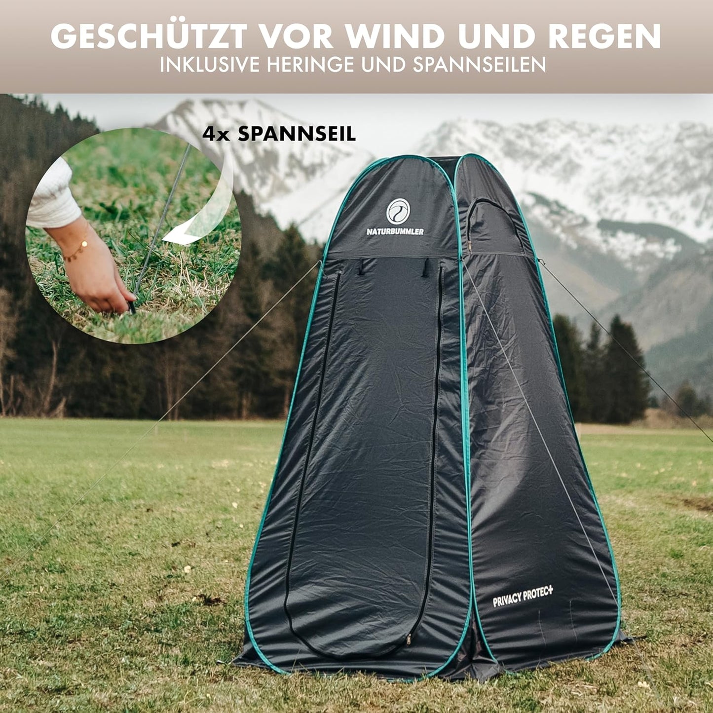 Pop-up-Duschzelt