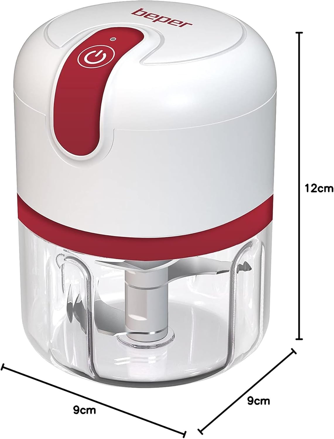 P102ROB050 Mini-Zerkleinerer, Wiederaufladbarer Zerkleinerer über USB 0.25 Litros