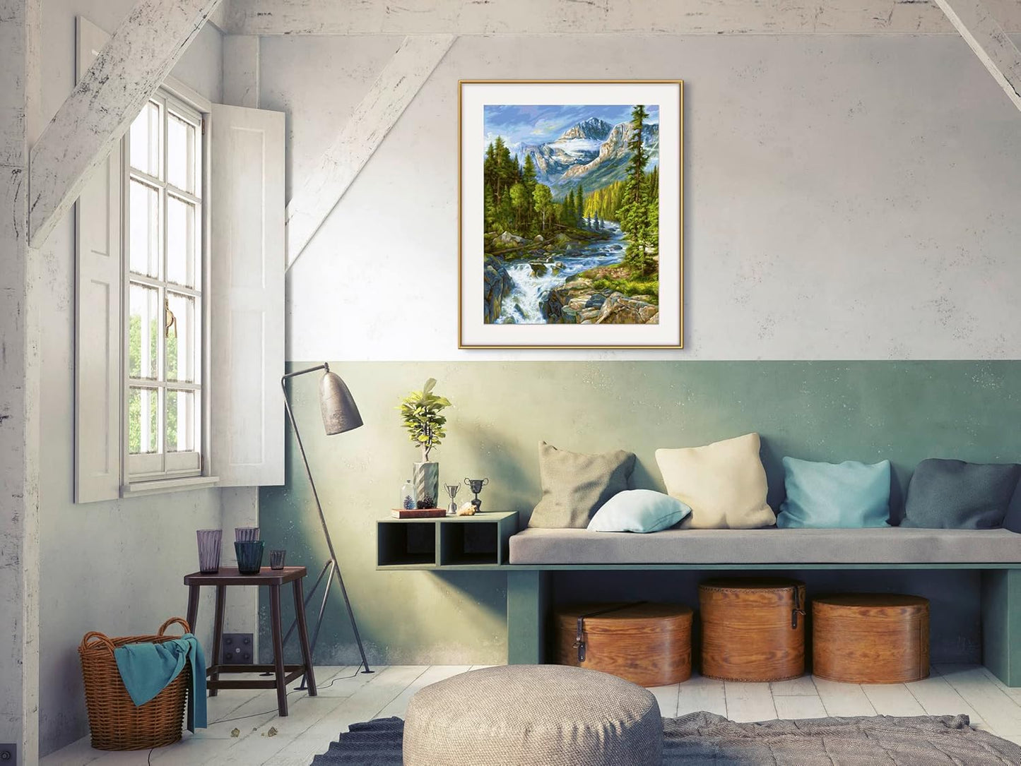 Malen nach Zahlen - Rocky Mountains