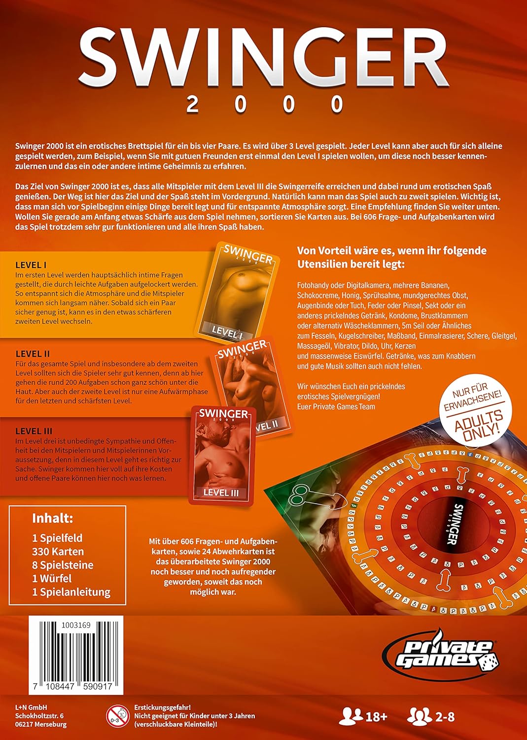 Swinger Brettspiel, Neu