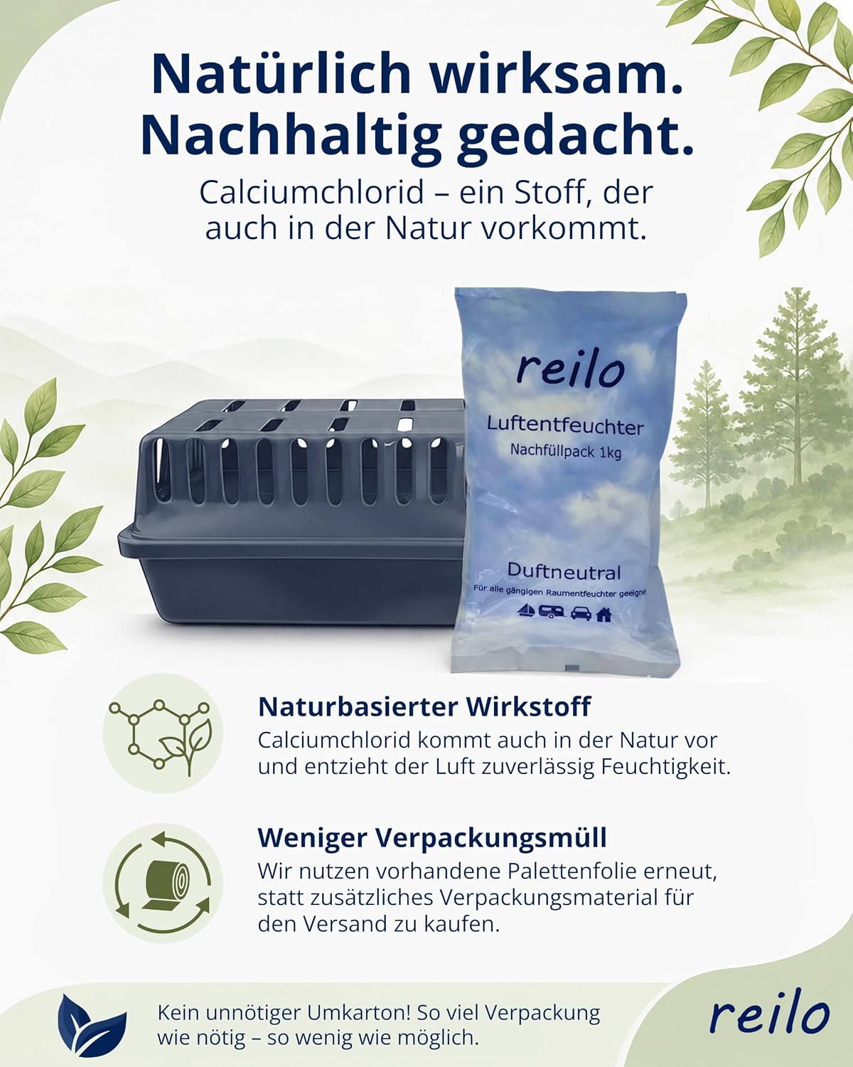 Luftentfeuchter Granulat Nachfüllpacks (20x 1kg), 20 Stück