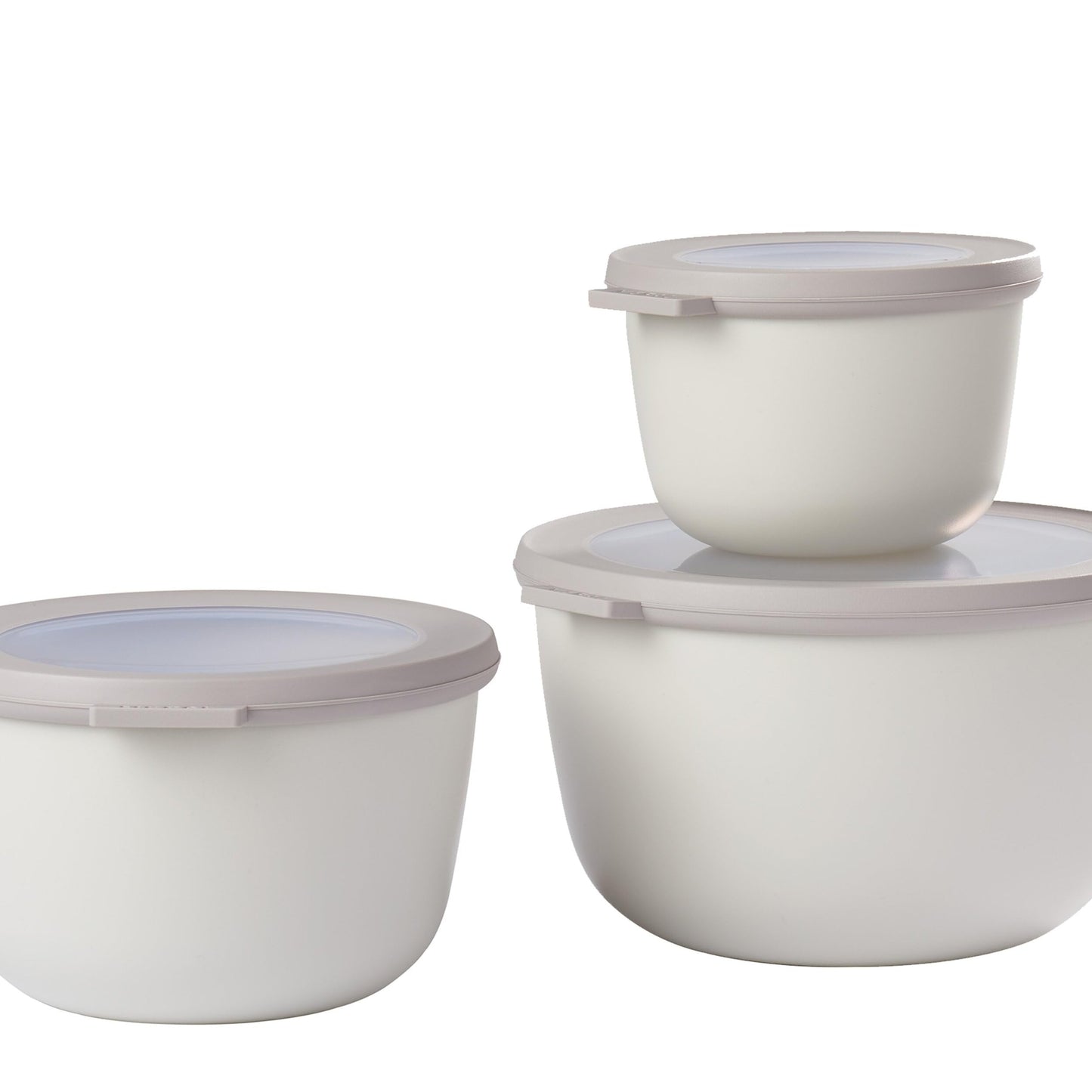 Frischhaltedosen, Nordic White Set 3-teilig (500, 1000, 2000 ml)