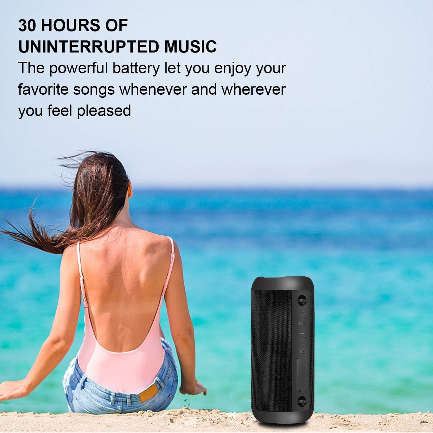 Bluetooth Lautsprecher, Schwarz