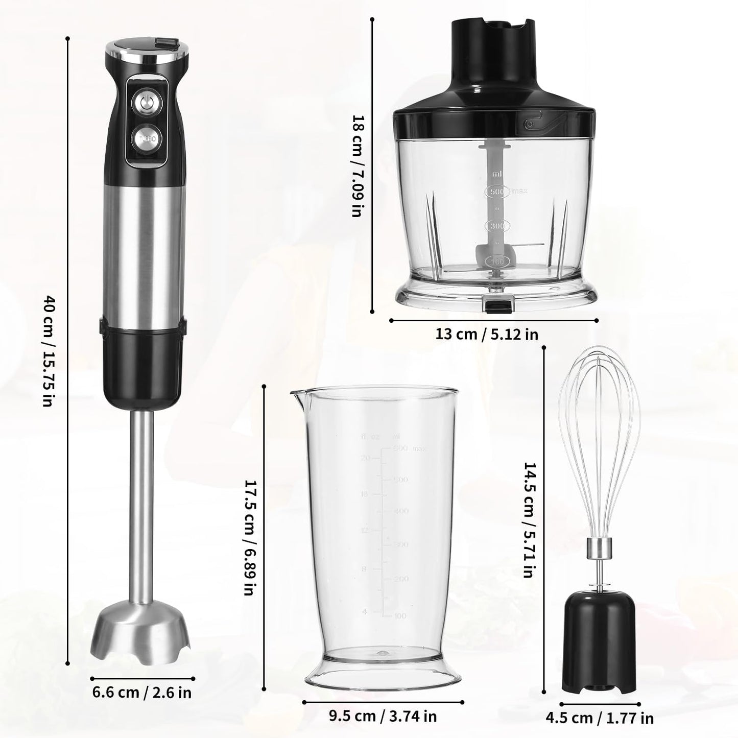 Stabmixer-Set 5 in 1