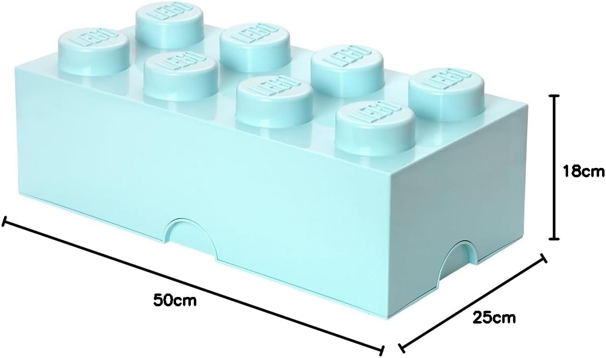 Storage Brick, Aqua Blau