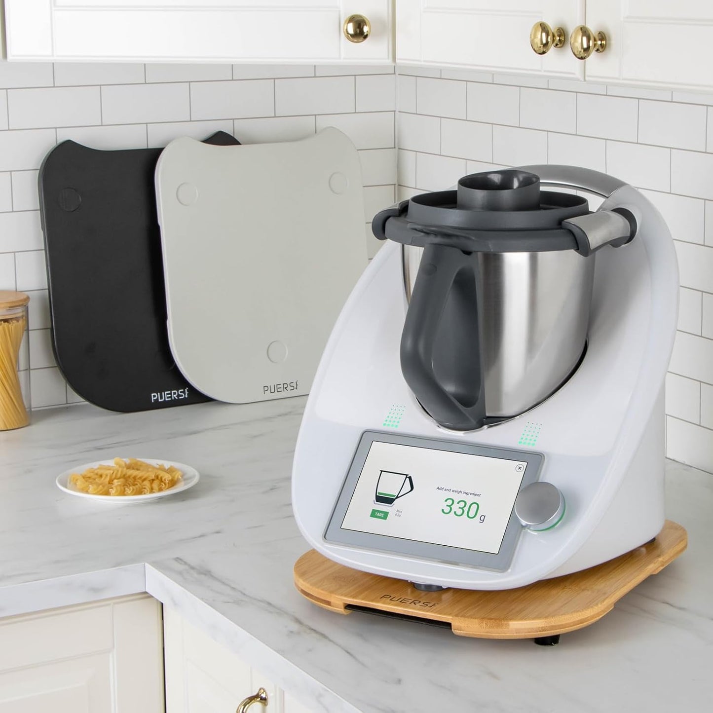 Gleitbrett für Thermomix, Schneeweiss