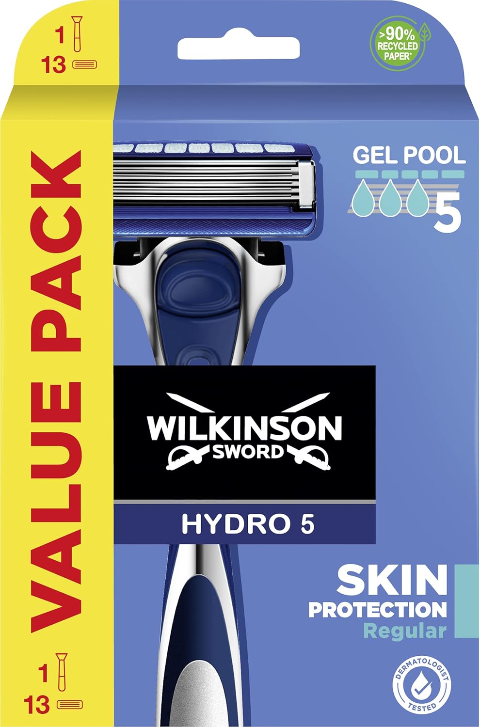 Hydro5 Skin Protection für Herren + 13 Klingen