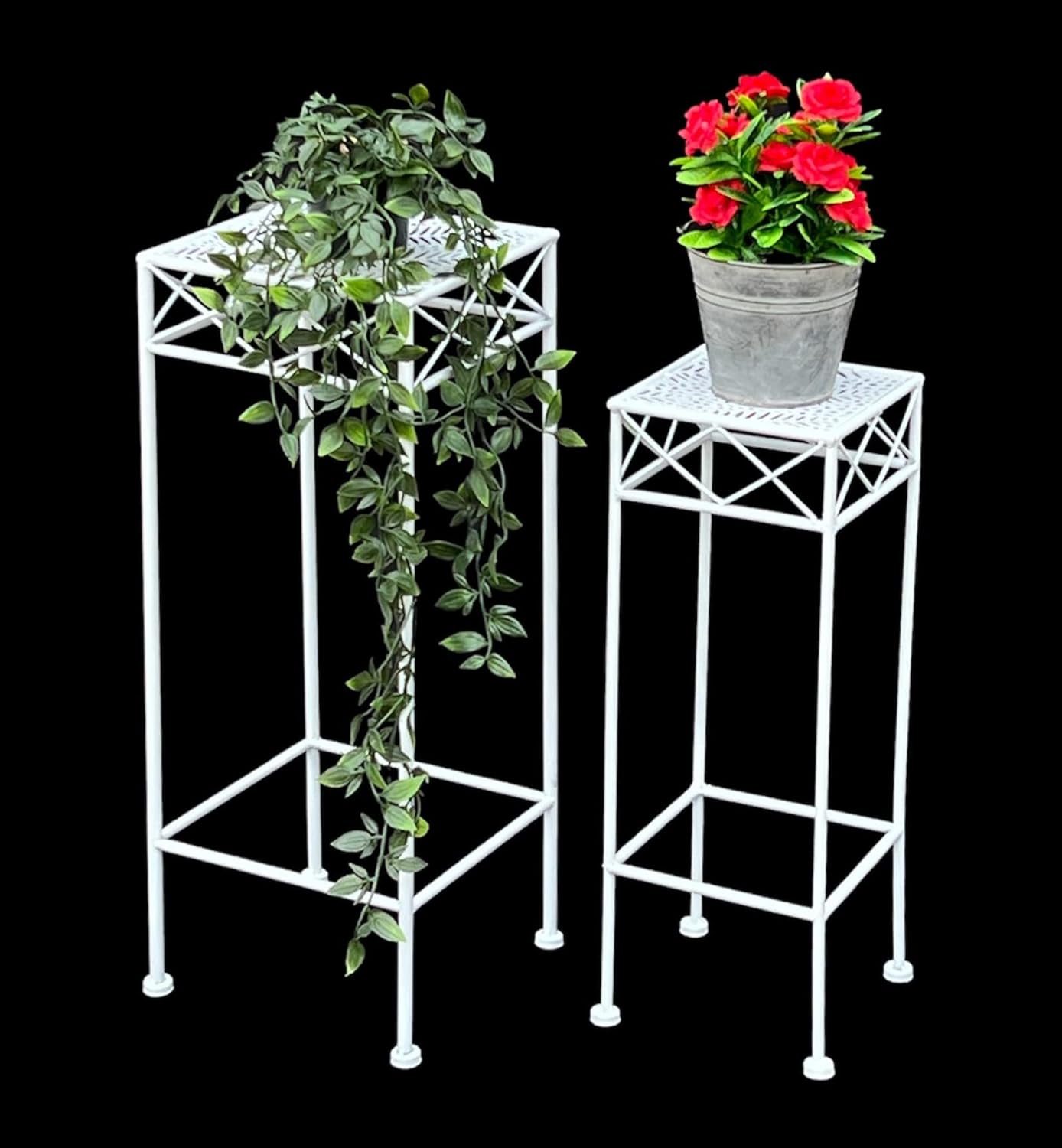 2-teiliges Blumenhocker-Set Modern 96314