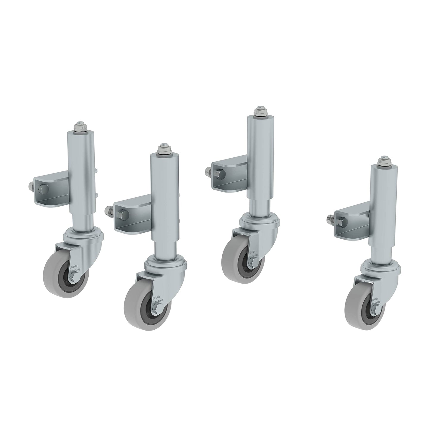Feder-Bremsrollen-Set für Podeste