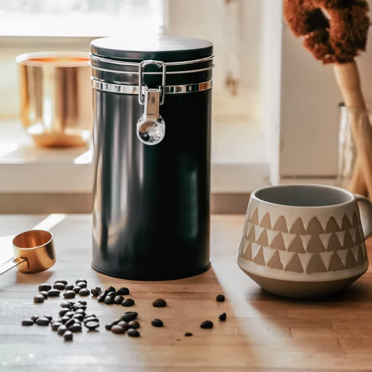 Kaffeedose mit Bügelverschluss, luftdicht (500g)