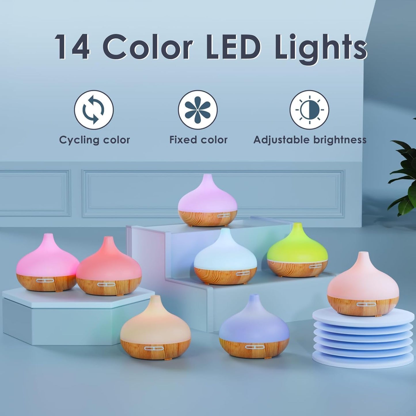 Aroma Diffuser Set mit Fernbedienung und 10 Ölen
