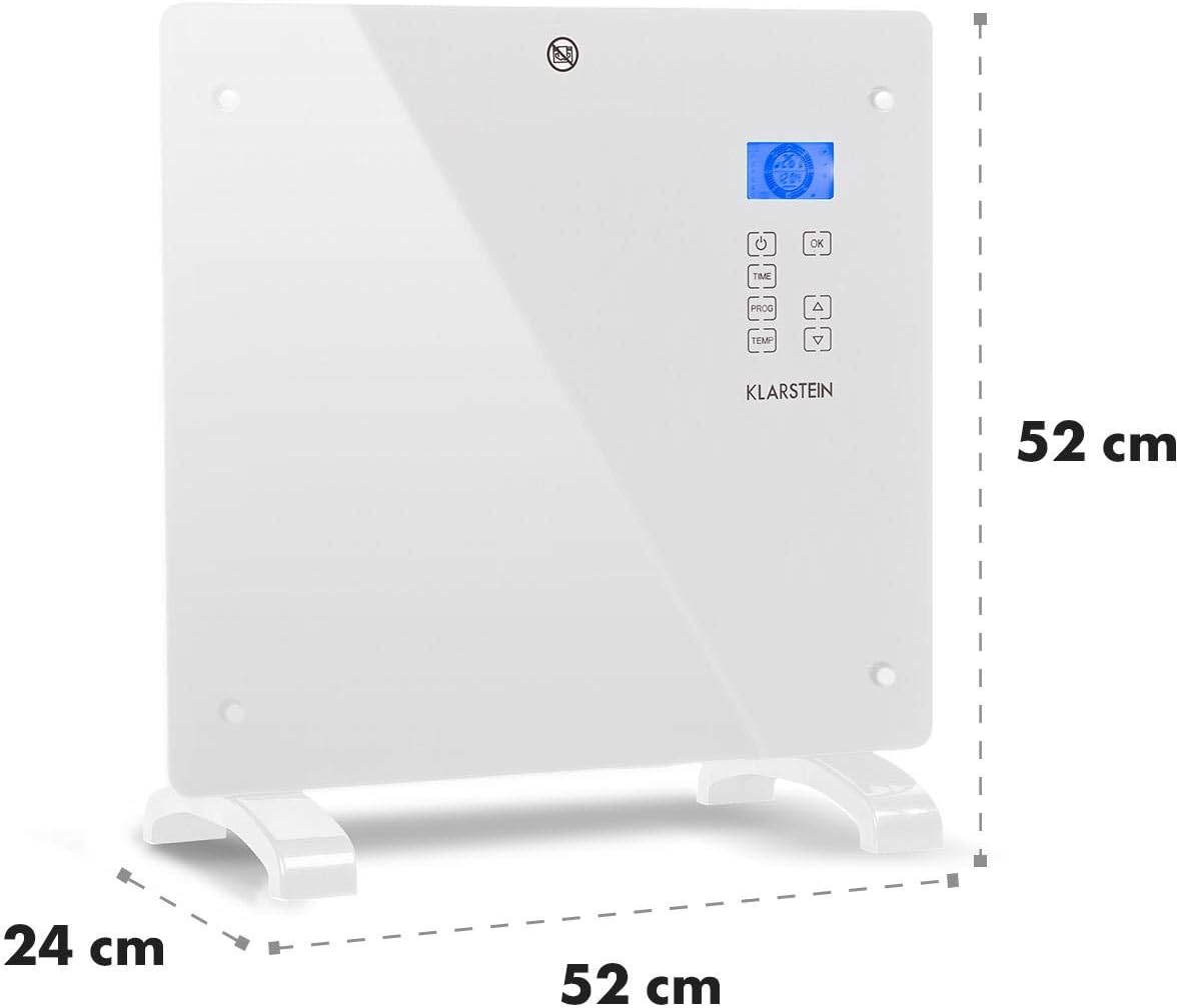 Elektroheizung, 1000 Watts - bis 20 m² ; Weiss