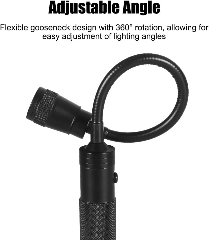 2er Set Magnetische Grillleuchten mit Schwanenhals, 2 Stück