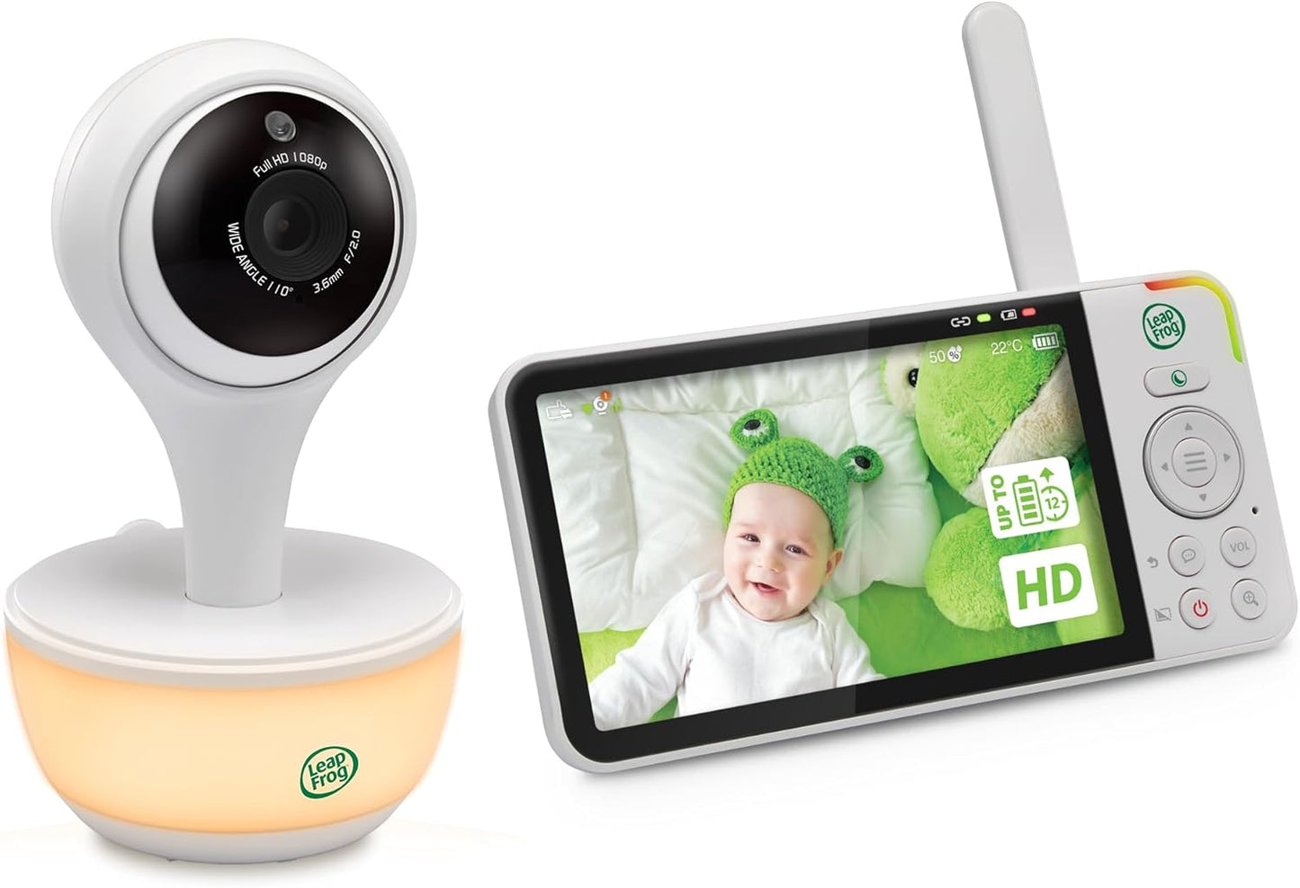 Smartes Video-Babyphone LF815HD, 1 Stück (1er Pack)|5"LF815HD-WIFI&APP Verbinden