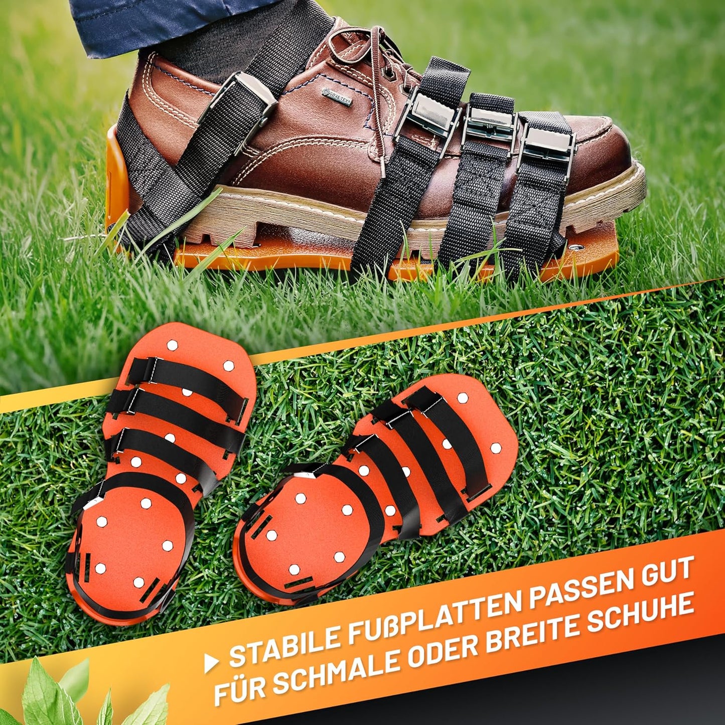 Rasenlüfter-Nagelschuhe