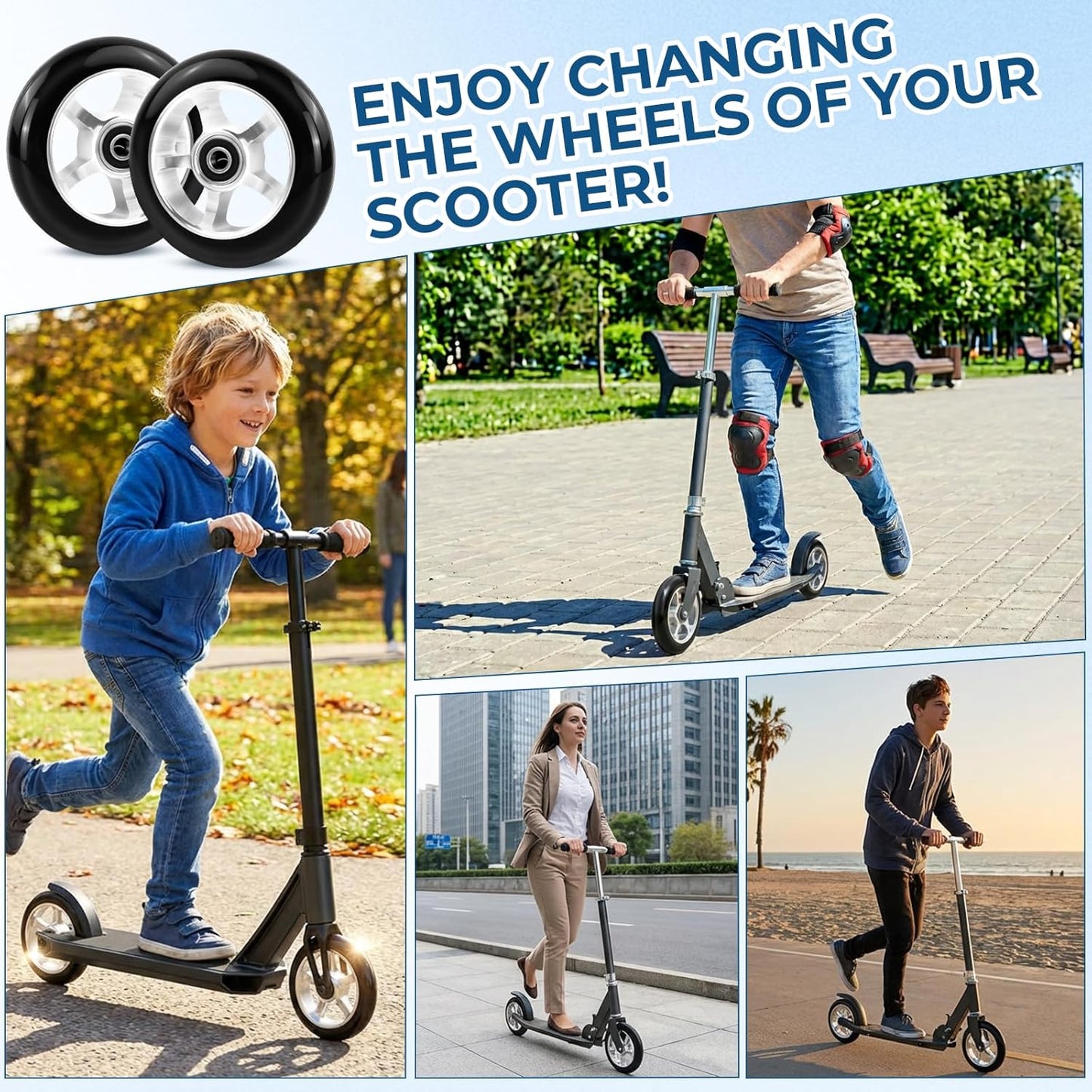 Stunt Scooter Ersatzräder-Set, 2 Stück