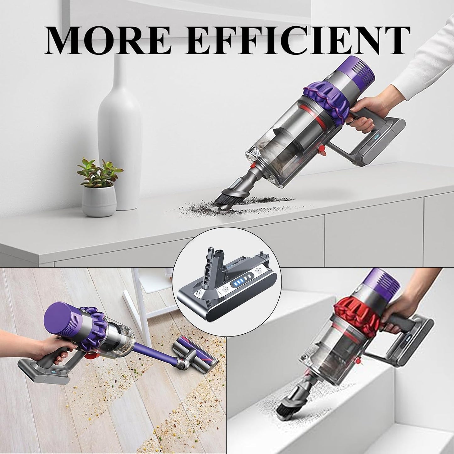 Ersatzakku für Dyson V10 Staubsauger
