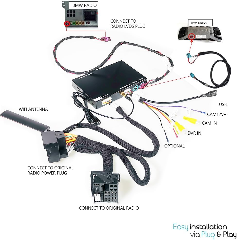 CarPlay AndroidAuto-Adapter für BMW NBT Modelle