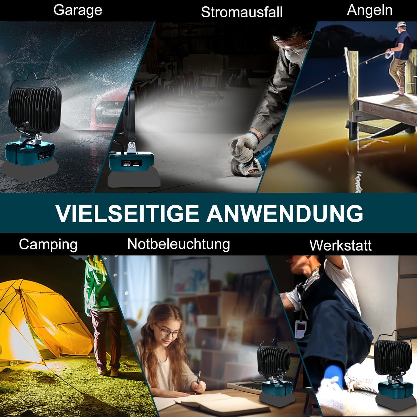 LED Arbeitsleuchte, Copper