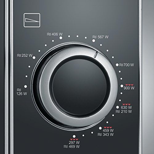 2-in-1 Mikrowelle mit Grillfunktion MW 7771, 20L, Schwarz, mit Grillfunktion