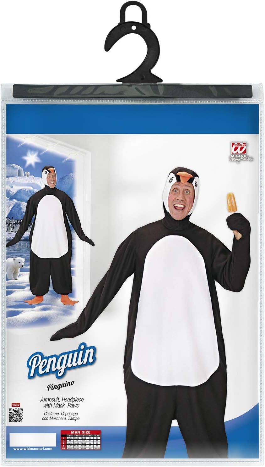 Pinguin Kostüm Overall, S