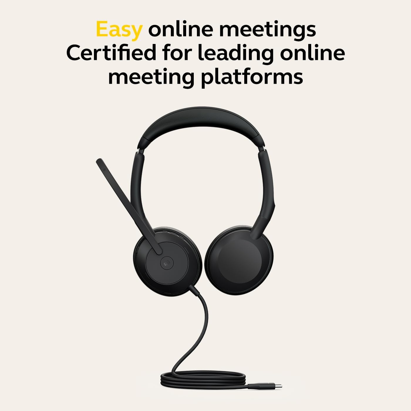 Jabra Evolve2 50 MS, MS Teams USB-C Stereo