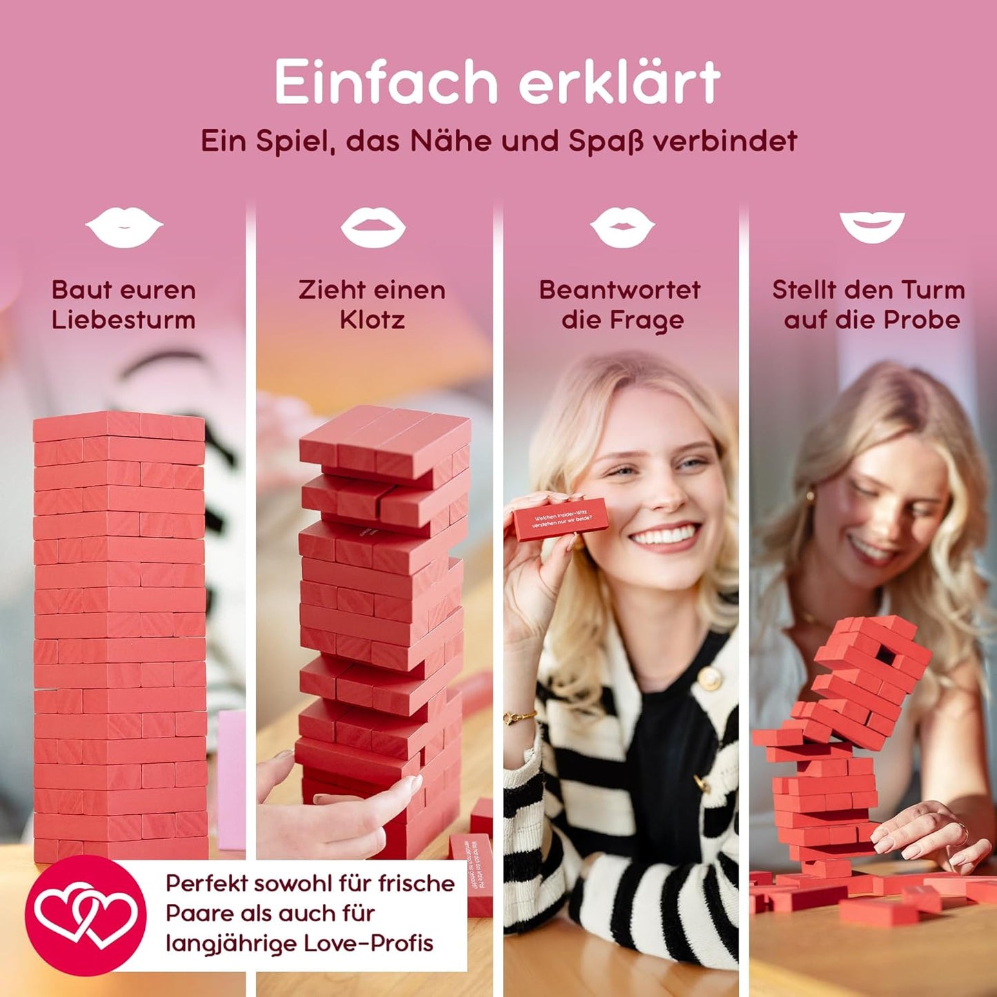 Date Night Spiele für Paare, love blocks