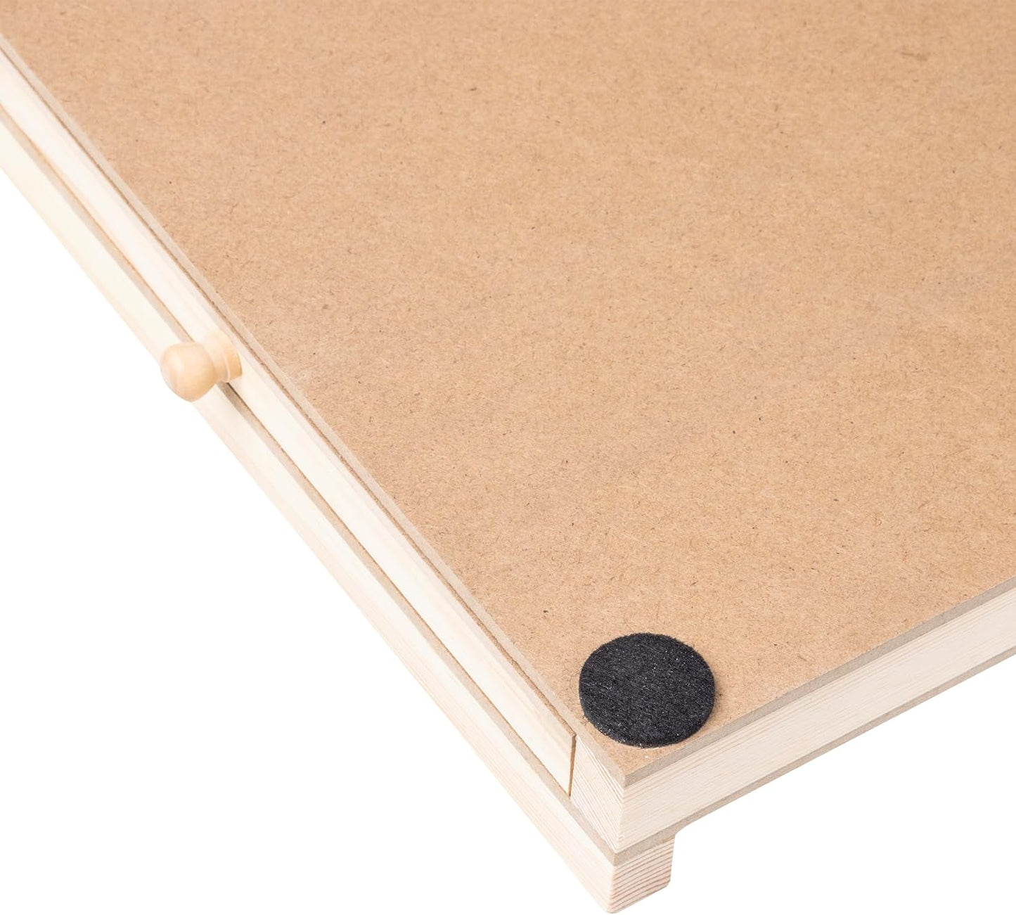 Puzzletisch mit drehbarem Brett und Schubladen