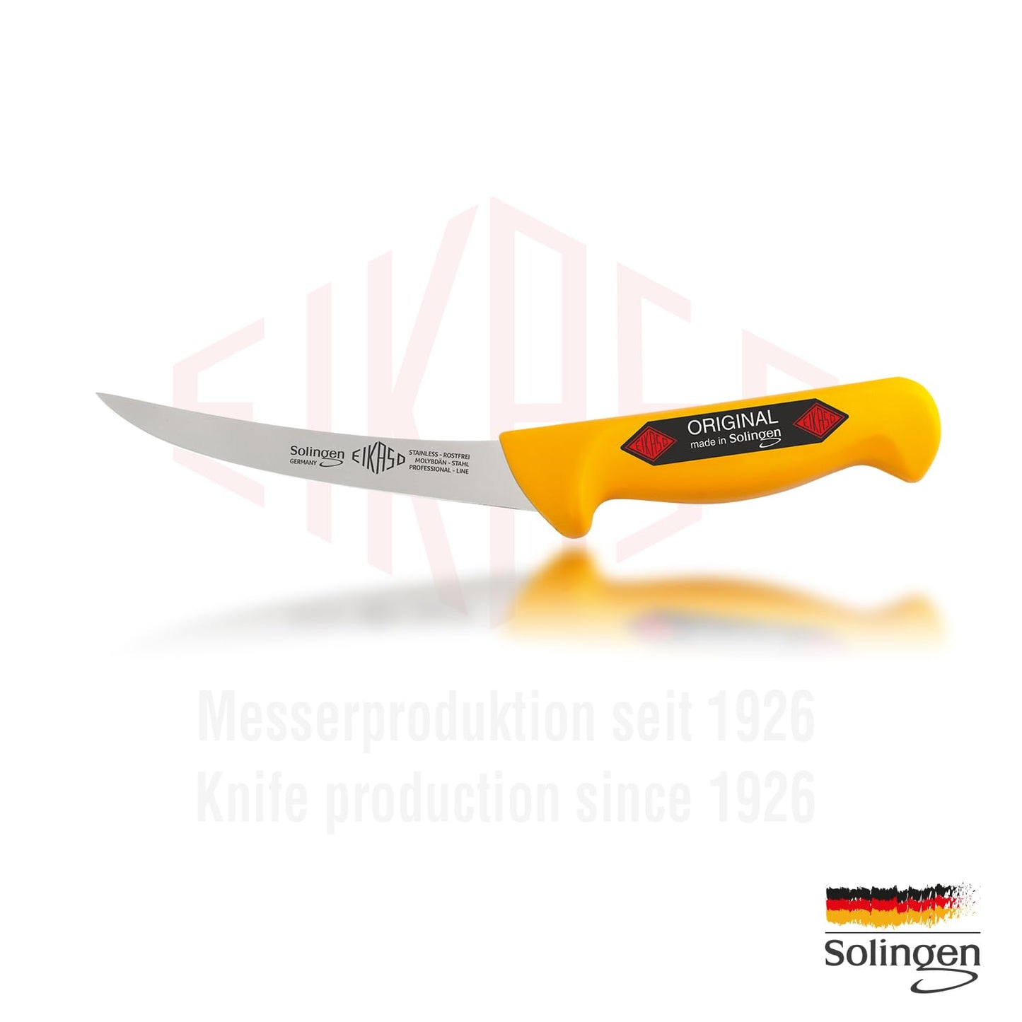 Gebogenes Ausbeinmesser mit flexibler Klinge