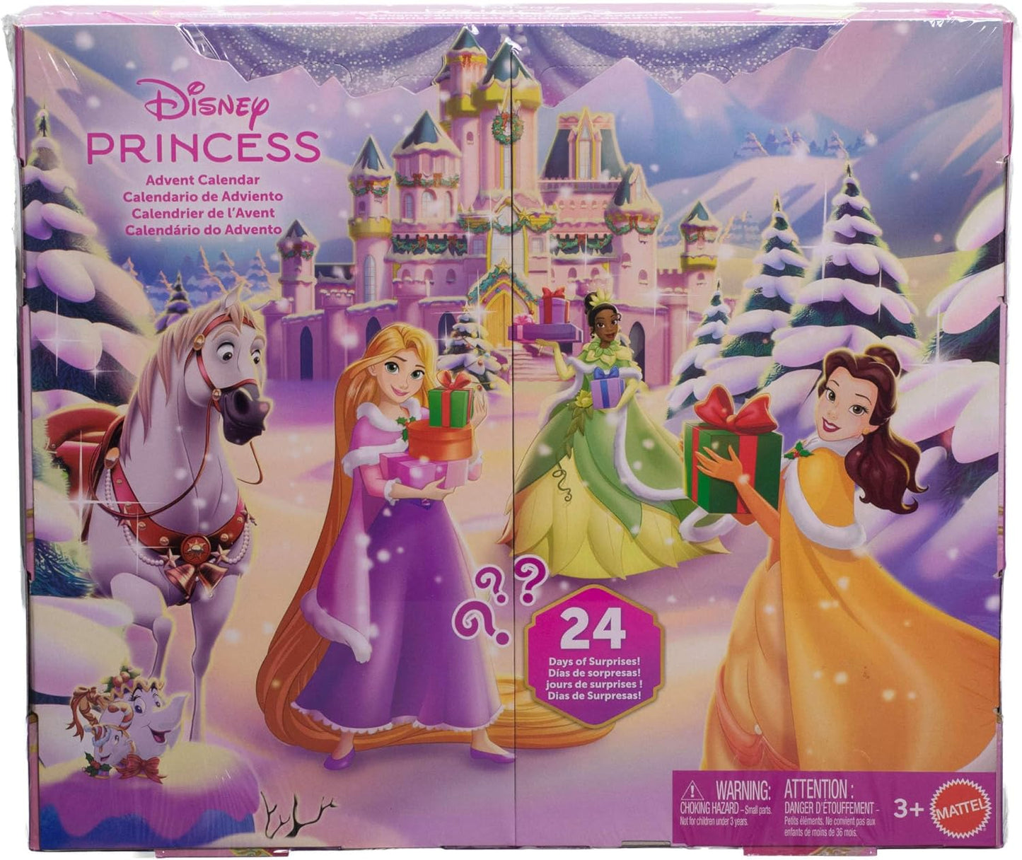 Adventskalender mit Disney-Puppen und Zubehör, Disney Princess-puppe Adventskalender