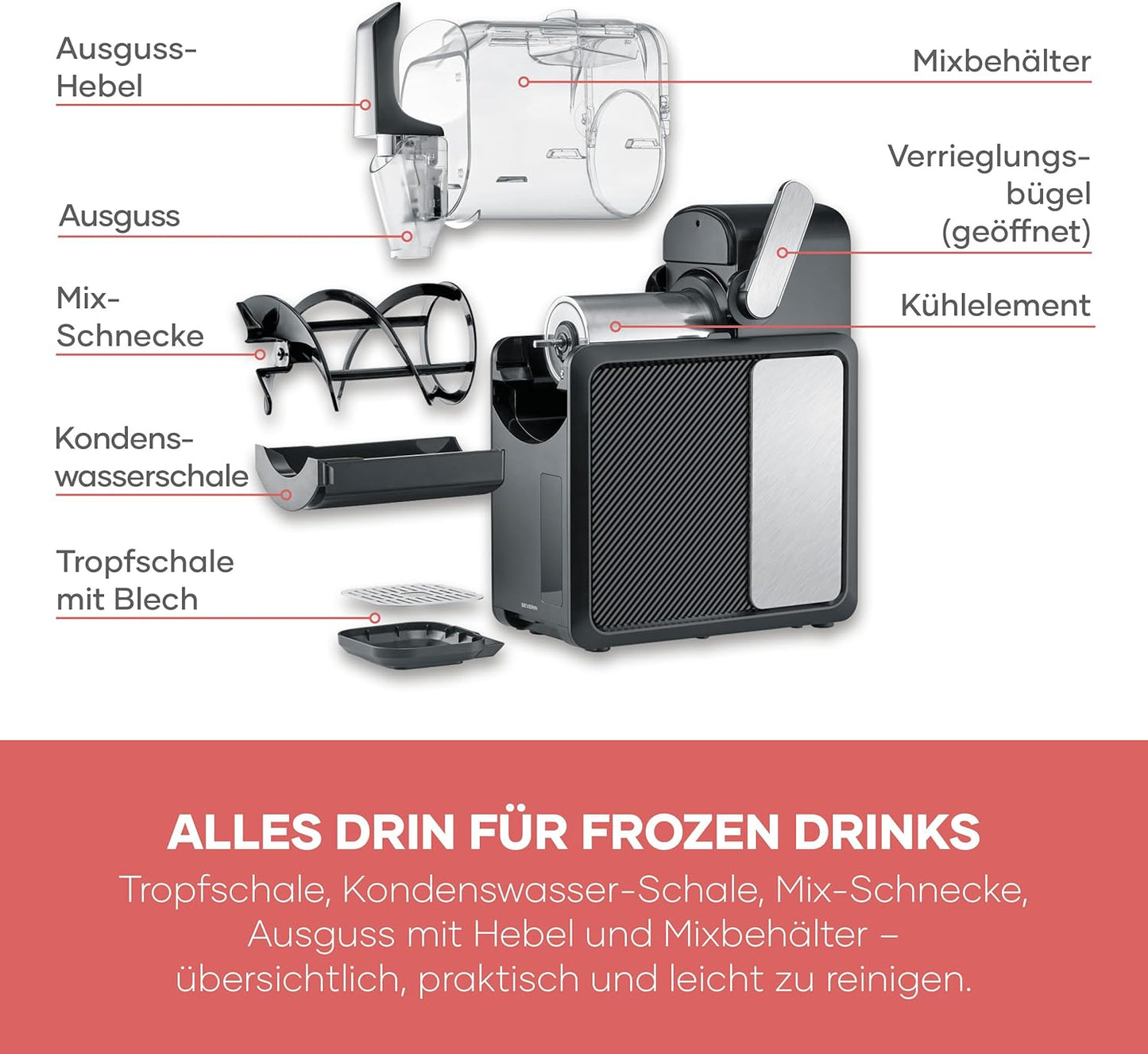 Slush-Eis-Maschine EZ 9520, Slush Eis Maschine