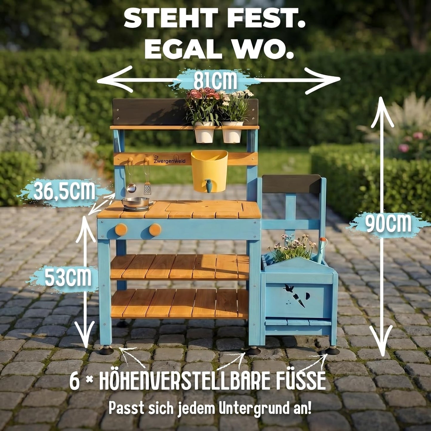 Outdoor Matschküche, Holz