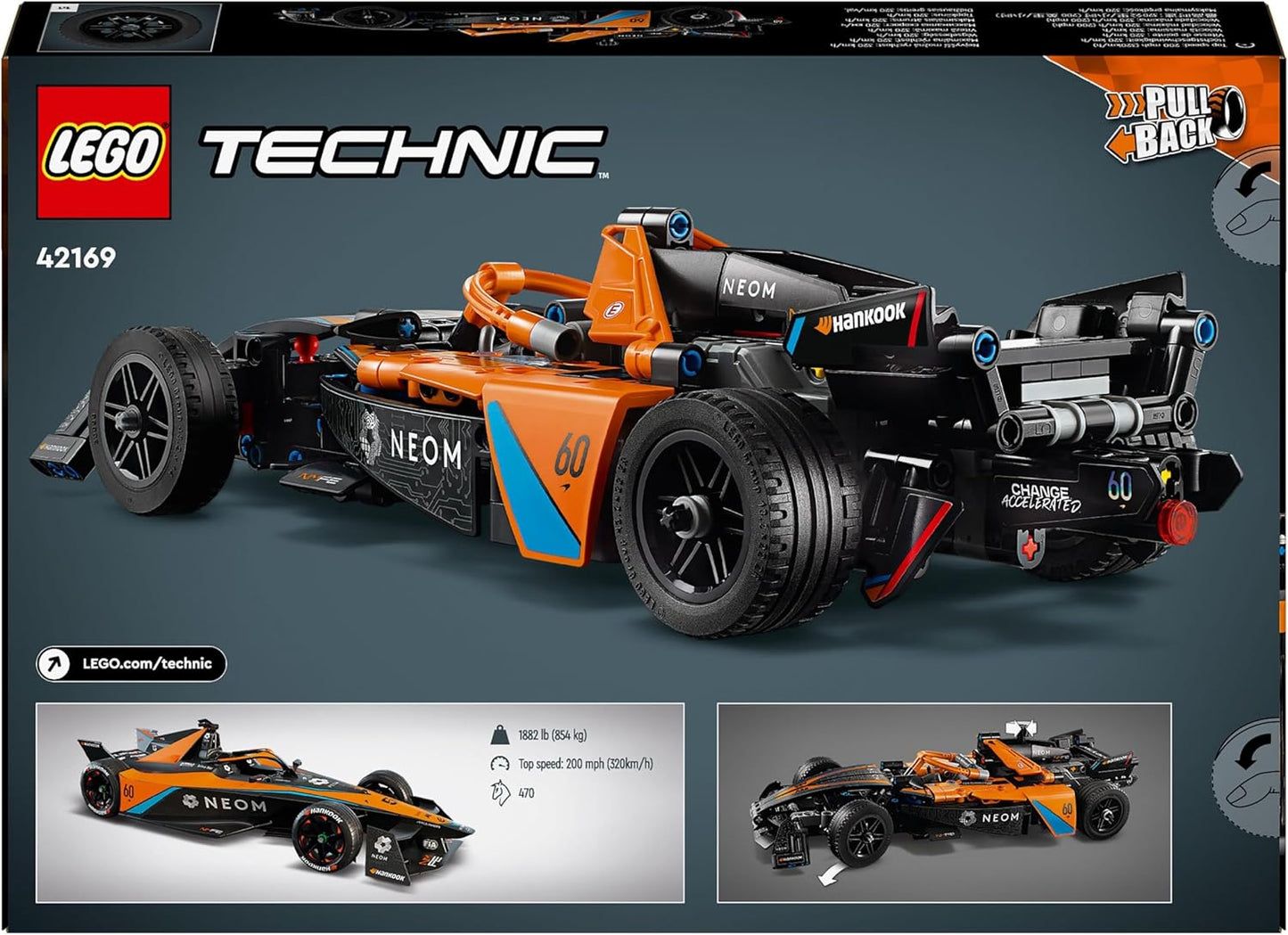 Technic NEOM McLaren Formula E Race Car, Single