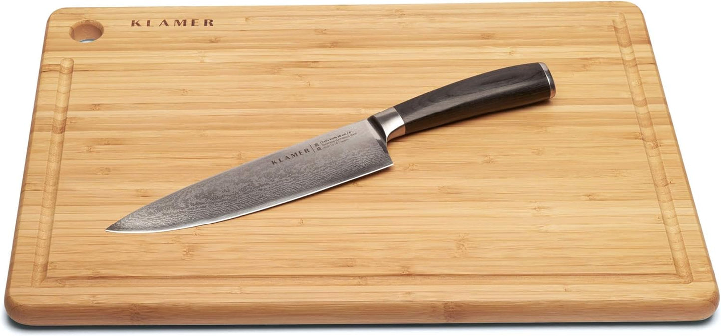 Chefmesser, Classic Damastmesser Pakkaholz / Chef 20 cm