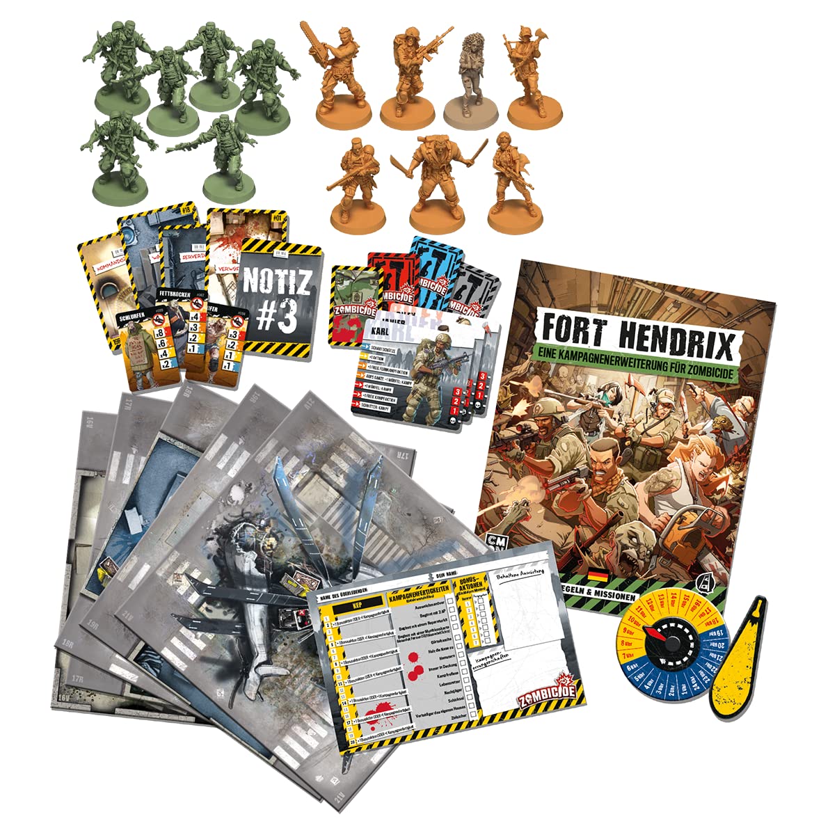Zombicide Fort Hendrix Erweiterung