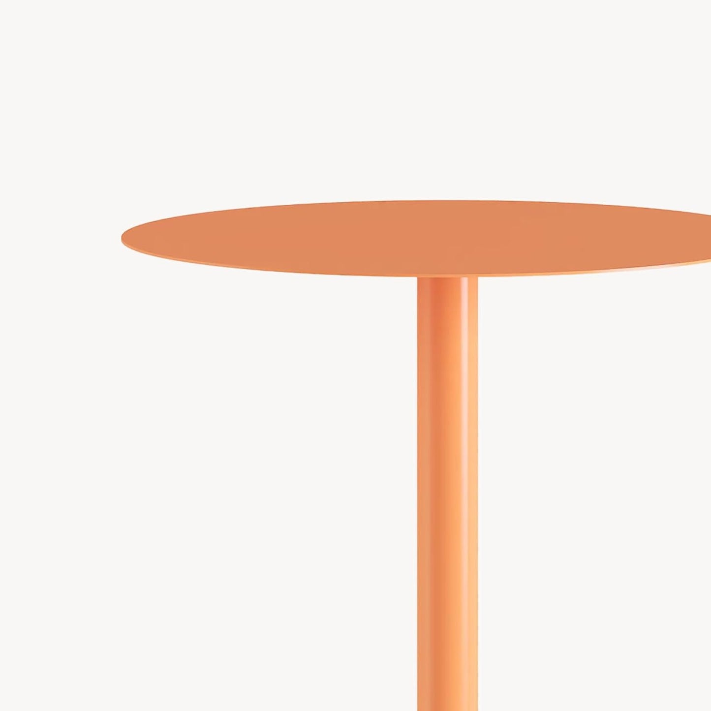 Beistelltisch Nastätten, Orange Rund