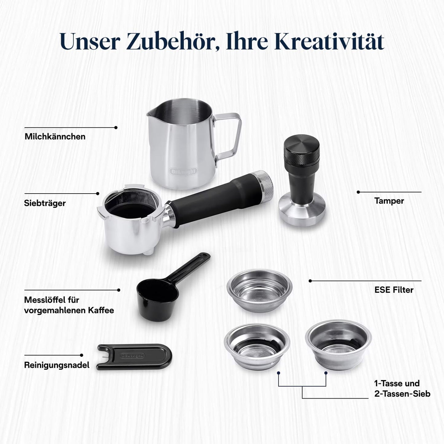 Dedica Duo EC890.GR Siebträgermaschine mit Milchaufschäumer, Grün Dedica 2025 mit Cold Brew