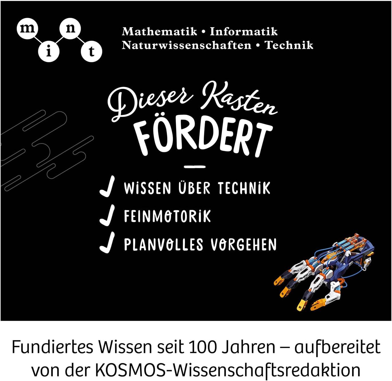 Hydraulisch gesteuerte Cyborg-Hand für Kinder ab 10 Jahren, Cyborg Hand