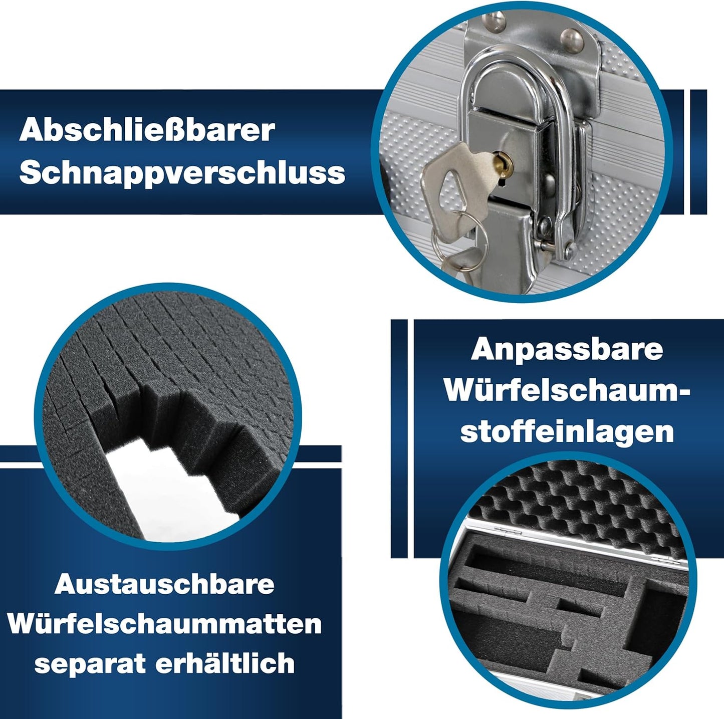 P 7260 Aluminium Tragekoffer, Single