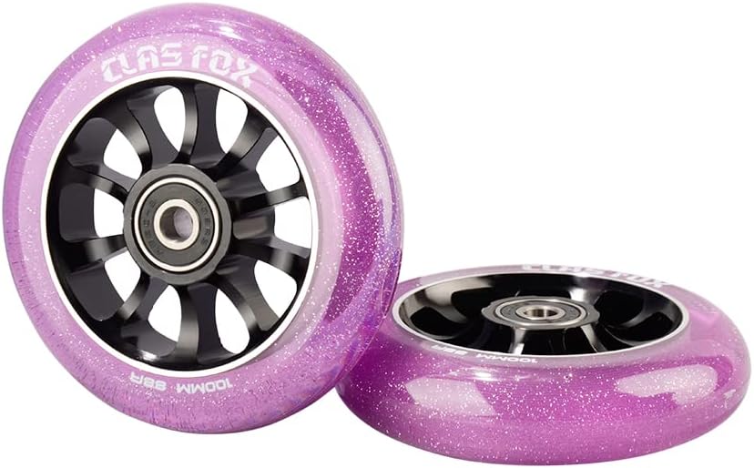 Pro Stunt Scooter Rollen, transparent lila
