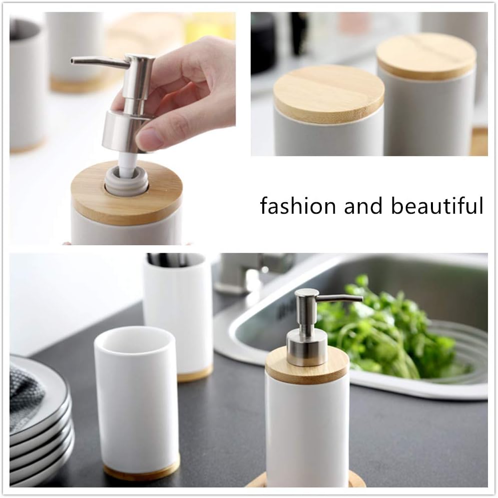 Badezimmer Keramik-Set (4-teilig), Weiss