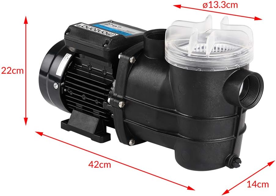 Filterpumpe, 10.980 l/h + Vorfilter