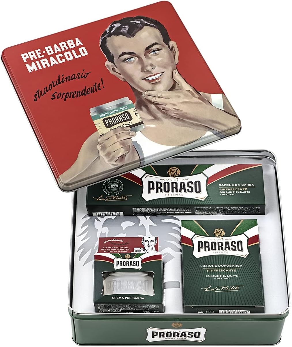 3-teiliges Vintage Rasier-Set, Single