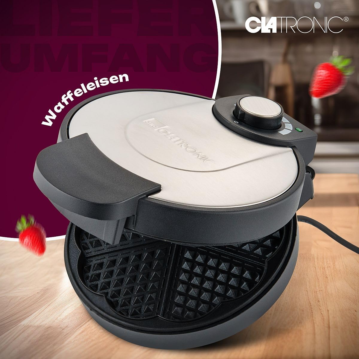 Waffeleisen für Waffeln in Herzform