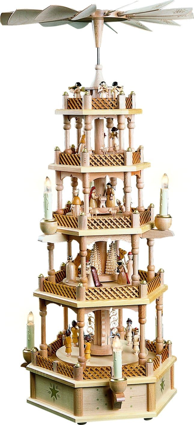 Weihnachtspyramide 4-stöckig