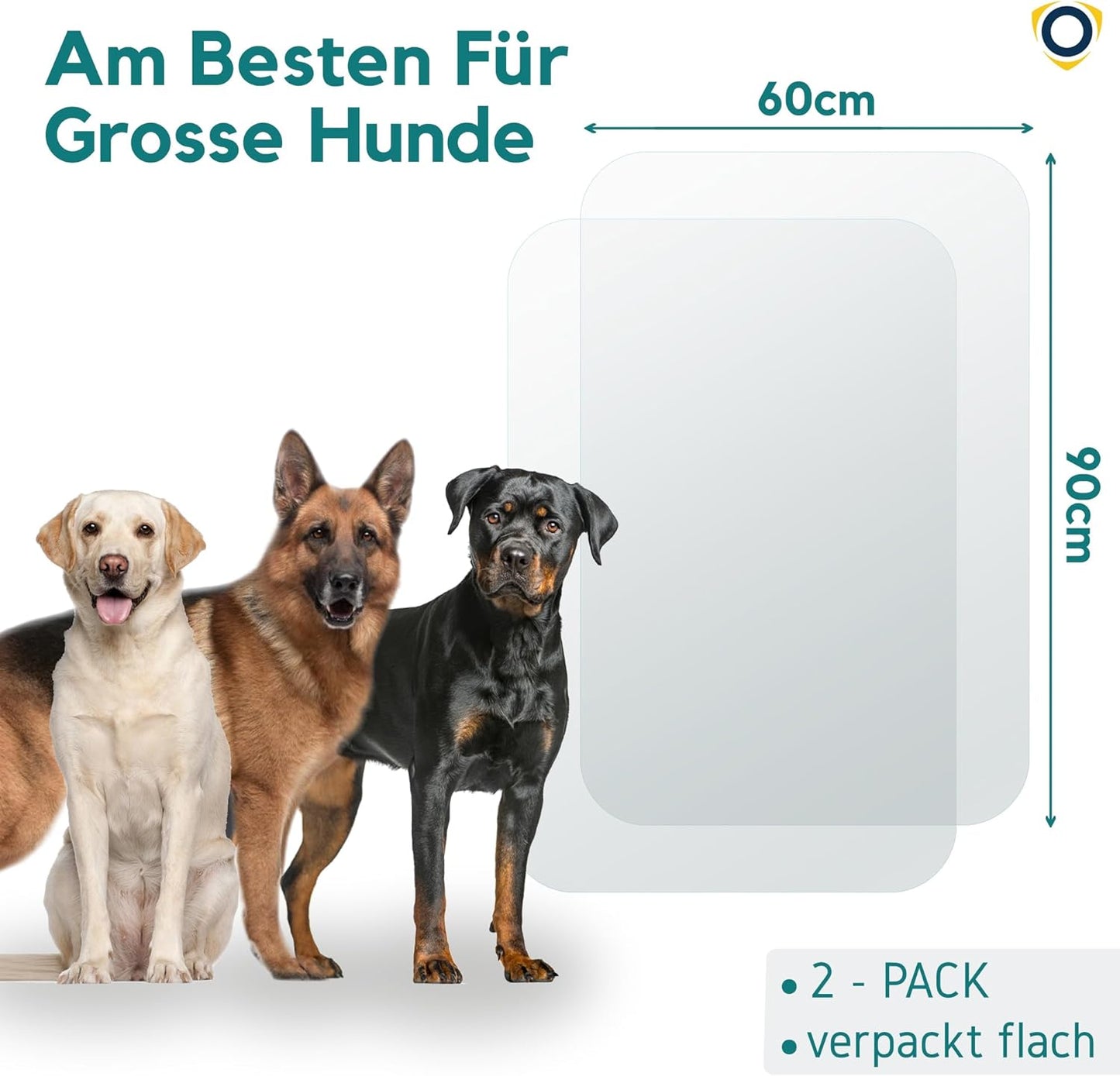 2er Set Türkratzschutz, 90 x 60 cm, 2-stück Farblos